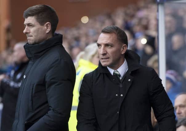 Brendan Rodgers acknowledges that Steven Gerrard has done a very good job at Rangers.
Photograph: Craig Williamson/SNS