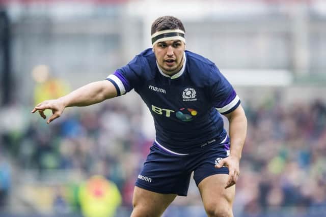 Gregor Townsend must hope that Stuart McInally stays fit given the lack of alternative hookers. Picture: SNS/SRU.