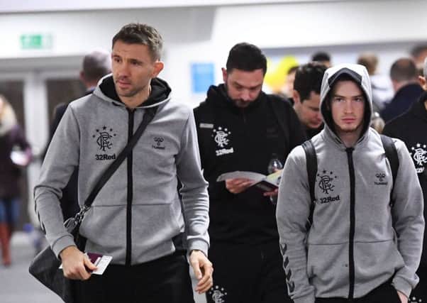 Rangers' Ryan Kent, right, has impressed on loan. Picture: SNS