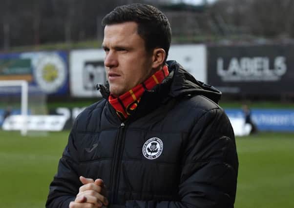 Partick Thistle manager Gary Caldwell. Picture: SNS