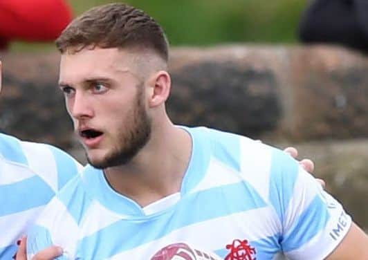 Edinburgh Accies winger Cameron Gray scored a try inside the opening two minutes. Picture: Gary Hutchison/SNS/SRU