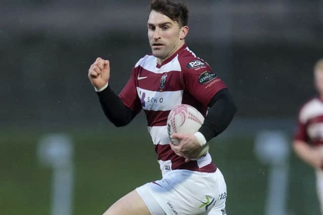 Watsonians' Josh Rowlands scored four tries. Picture: SNS