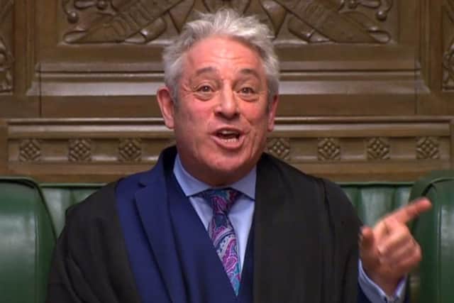 John Bercow's role will be crucial. Picture: /AFP/Getty Images