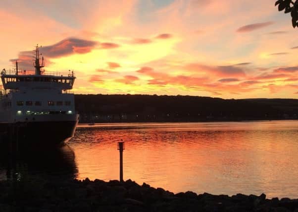 Sunset from Rothesay Pier. Photo by Iain L. Maceod