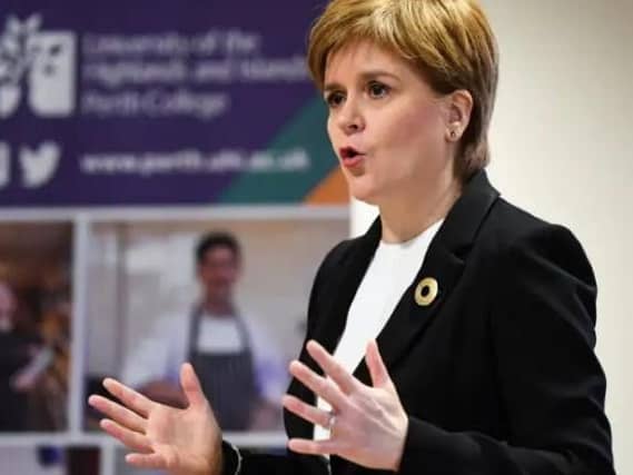 First Minister Nicola Sturgeon
