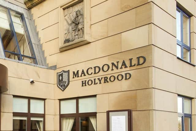 MacDonald Hotels at Holyrood in Edinburgh. Picture: TSPL