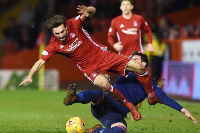 Graeme Shinnie is out of contract at the end of the season. Picture: SNS