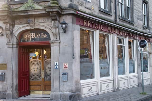 The attack took place outside the Roseburn Bar. Picture: Ian Georgeson