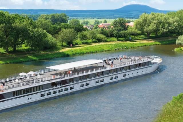 Croisi Europe's Princesse 1 , paddle steaming its way along the Elbe