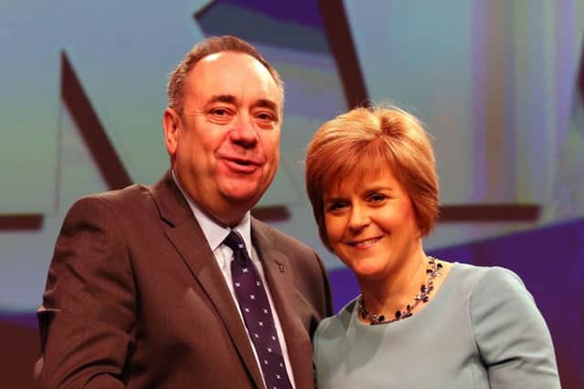 Alex Salmond and Nicola Sturgeon. Picture: Andrew Milligan/PA Wire