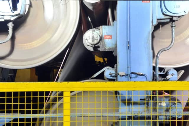 A paper mill in action. Stoneywood has been producing paper for more than two centuries
