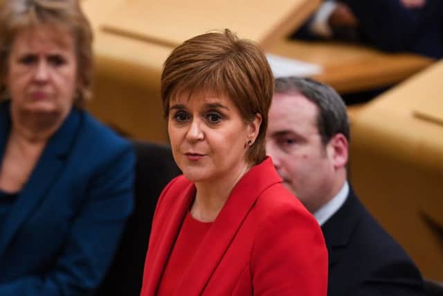 Nicola Sturgeon. (Photo by Jeff J Mitchell/Getty Images)