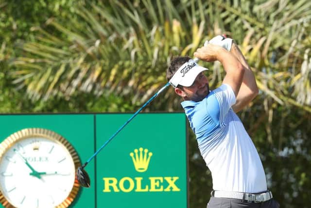 Scott Jamieson fared best of the eight Scots in the Abu Dhabi HSBC Championship with a three-under 69. Picture: Warren Little/Getty Images