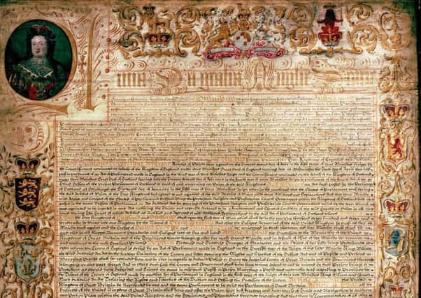 The Treaty of Union was ratified by the Scottish Parliament on January 16, 1707. PIC: Creative Commons.