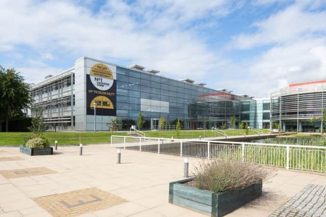 Savills predicts rising city centre office rents will make out of town locations, such as Edinburgh Park, more popular. Picture: McAteer Photograph