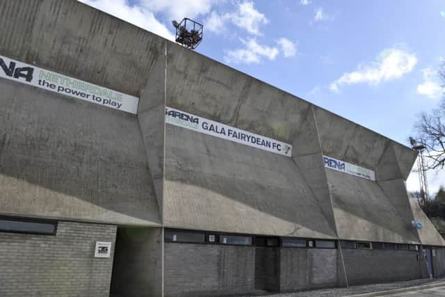 The main stand at Netherdale was built in 1964, designed by renowned architect Peter Womersley. Picture: Stuart Cobley.