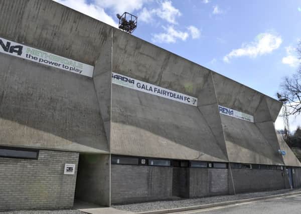The main stand at Netherdale was built in 1964, designed by renowned architect Peter Womersley. Picture: Stuart Cobley.