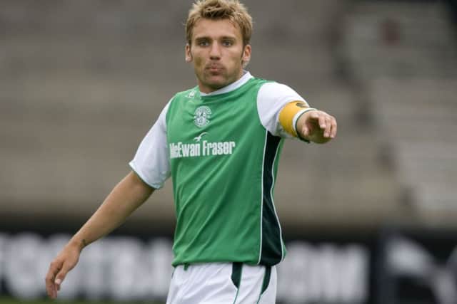 Didn't play much initially but would ultimately blossom into a dependable centre-back and would eventually be named club captain. Made 173 appearances in his time at Easter Road.