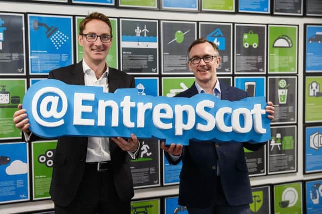 Sandy Kennedy (right), chief executive of Entrepreneurial Scotland, said the speakers will offer 'fascinating insights into their personal journeys'. Picture: Contributed