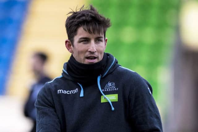 Glasgow Warriors' DTH van der Merwe at a training session. Picture: Alan HArvey/SNS