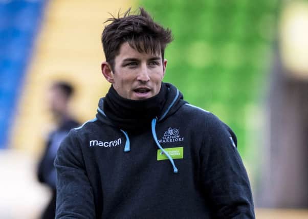 Glasgow Warriors' DTH van der Merwe at a training session. Picture: Alan HArvey/SNS