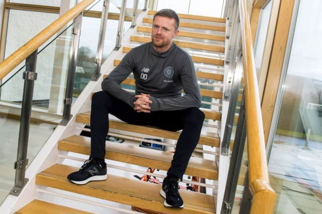 Celtics new reserve team coach Damien Duff is settling in the at the clubs training complex at Lennoxtown. Picture: Alan Harvey/SNS