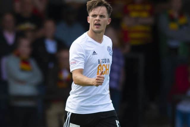 Lawrence Shankland is in demand, having scored 28 goals in 26 games for Ayr this season. Picture: SNS Group
