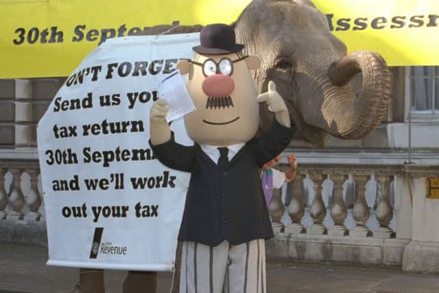 Contrary to the HMRCs old Hector advert, dealing with tax can be very taxing indeed. Picture: REX/Shutterstock