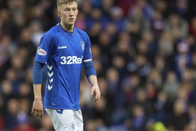 Going nowhere: Ross McCrorie. Picture: SNS Group