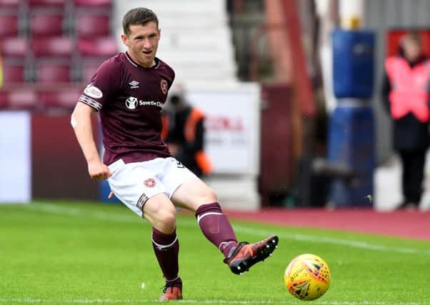 Bobby Burns has continued his studies despite having a full-time football career at Tynecastle.  Photograph: Craig Foy/SNS