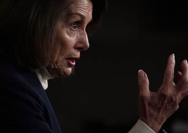 Nancy Pelosi was scheduled to visit US troops in warzones. Picture: Alex Wong/Getty Images