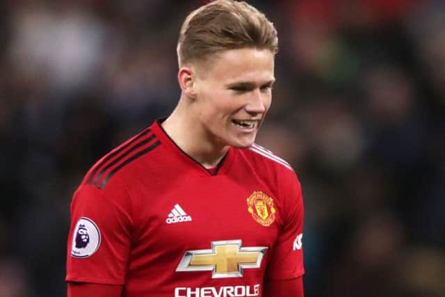Manchester United's Scott McTominay is available for a loan deal in the January window. Picture: PA
