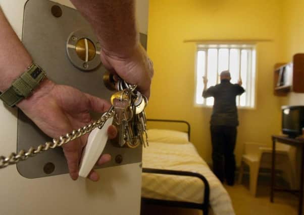 The study, a joint venture by the University of Glasgow and the Scottish Prison Service, looked at all the country's inmates along with electronic records of hospital admissions. Picture: PA