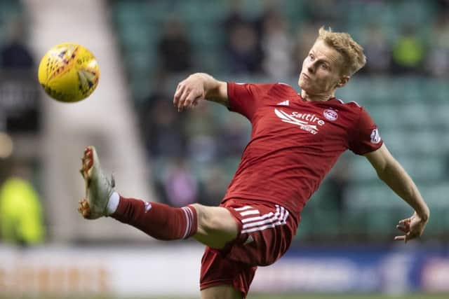 New York City FC target Gary Mackay-Steven has been offered a lucrative new deal by Aberdeen to extend his two-year stay at Pittodrie. Picture: SNS.
