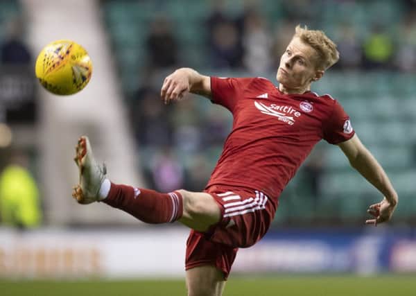 New York City FC target Gary Mackay-Steven has been offered a lucrative new deal by Aberdeen to extend his two-year stay at Pittodrie. Picture: SNS.