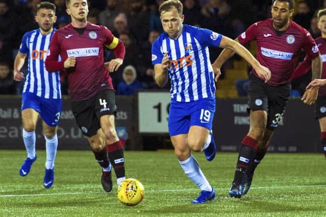 Greg Stewart impressed on loan at Kilmarnock in the opening half of the season. Picture: SNS