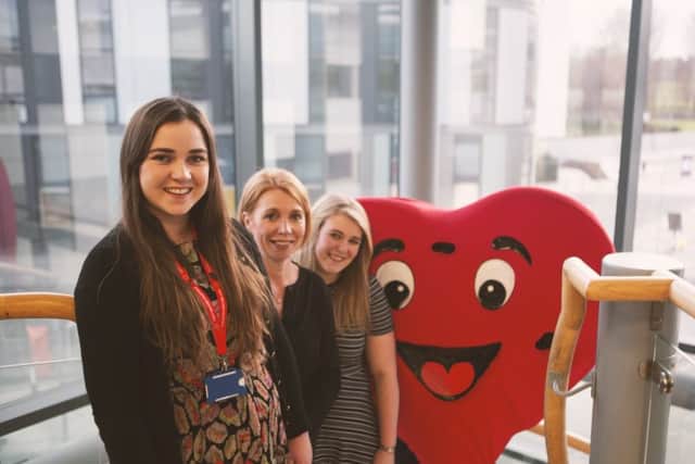 From left: Kathleen Scullion of Edinburgh University, Michelle Lownie of Eden Scott and Hannah Costello of Edinburgh University. Picture: Contributed