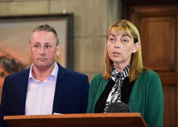 The parents of a 21-year-old woman who took her own life at Polmont, Linda and Stuart Allan welcomed the move as an 'important first step'. Picture: John Devlin