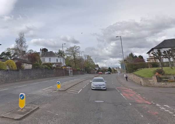 The incident happened on the A77 Ayr Road in Giffnock, close to Woodvale Avenue. Picture: Google