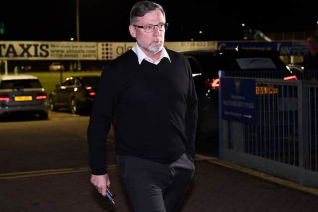 Craig Levein arrives at McDiarmid Park for the meeting between Scottish referees and managers. Picture: Ross Parker/SNS