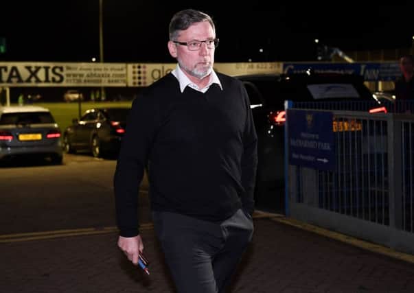 Craig Levein arrives at McDiarmid Park for the meeting between Scottish referees and managers. Picture: Ross Parker/SNS