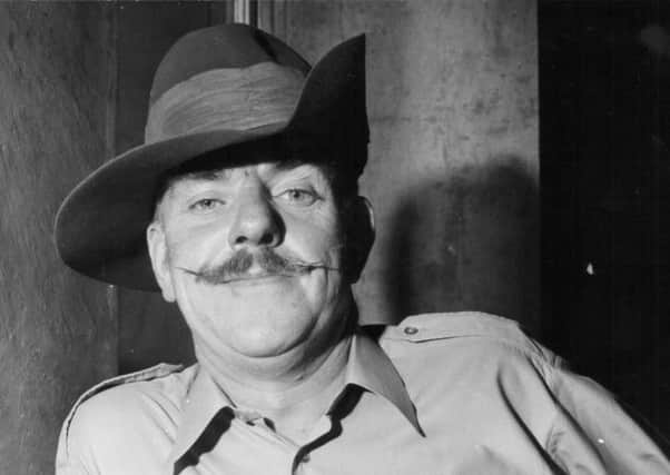 Actor Windsor Davies, appearing in the television series 'It Ain't Half Hot, Mum' in 1974. Picture: Chris Ware/Keystone/Getty Images