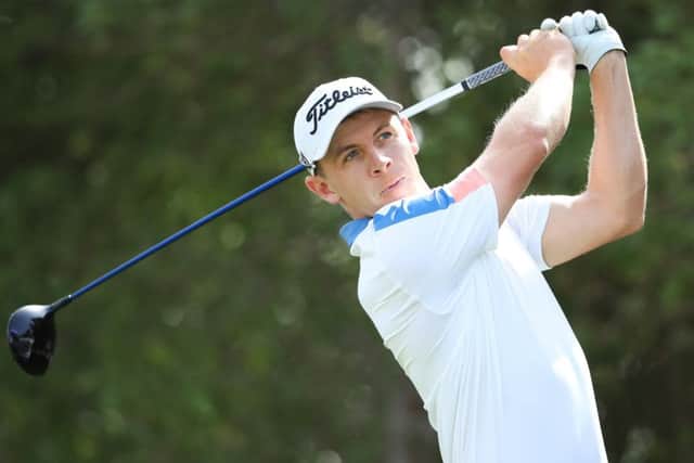 Grant Forrest slipped 30 spots after a closing 75 on his Rolex Series debut in the UAE. Picture: Andrew Reddington/Getty Images