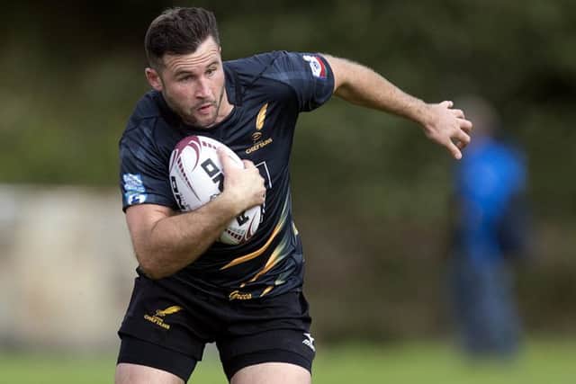 Joe Reynolds touched down for Currie. Picture: SNS/SRU.