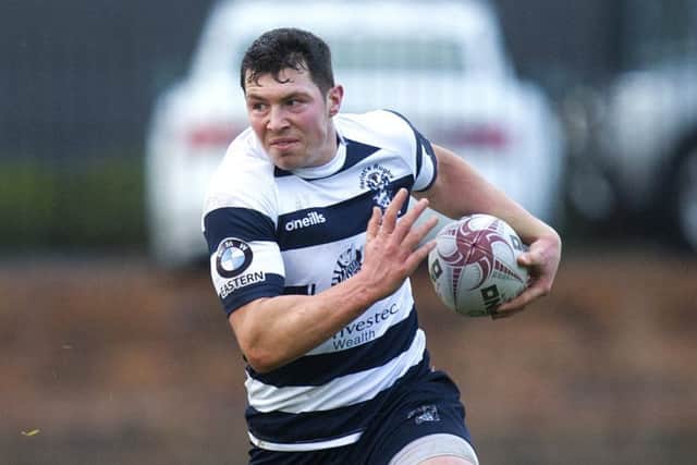 01/12/18 TENNENTS PREMIERSHIP
HERIOTS v EDINBURGH ACCIES (31-5)
GOLDENACRE - EDINBURGH
Ross Jones in action for Heriots.