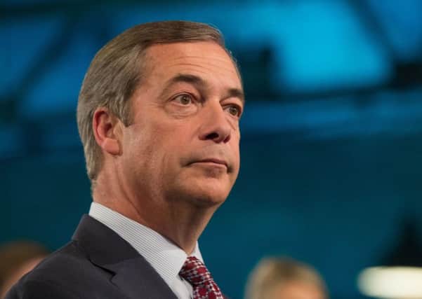 Former Ukip leader Nigel Farage who is reported to be considering a return to frontline politics. Picture: Aaron Chown/PA Wire