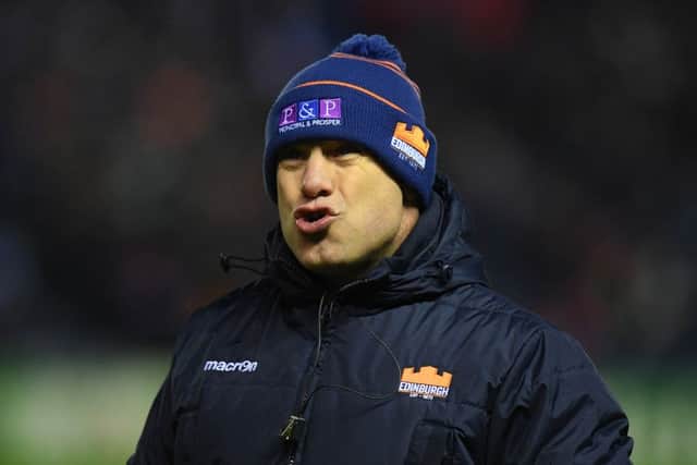 Edinburgh head coach Richard Cockerill.