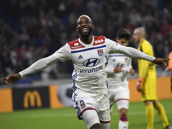 Moussa Dembele netted an important winner for Lyon.