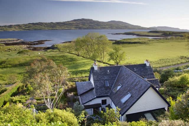 View over house to Loch Tuath and Isle of Ulva in the distance.  Picture: Contributed.