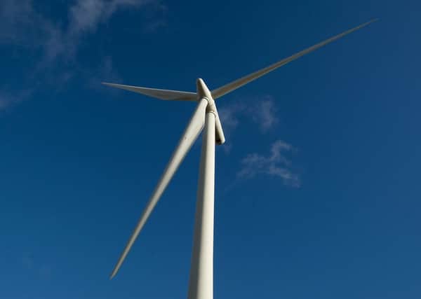 Stock pic of wind turbine.